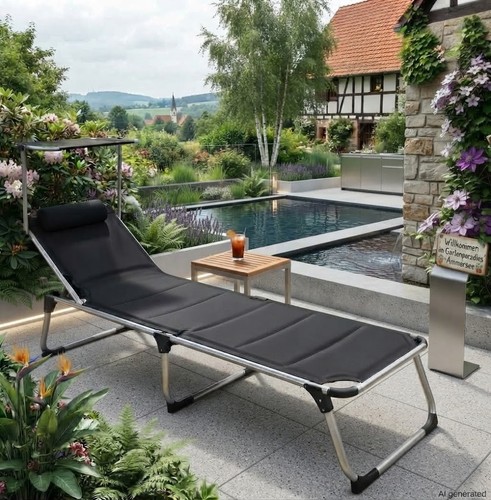 Sonnenliege maui sonnendach - sonnenliege,